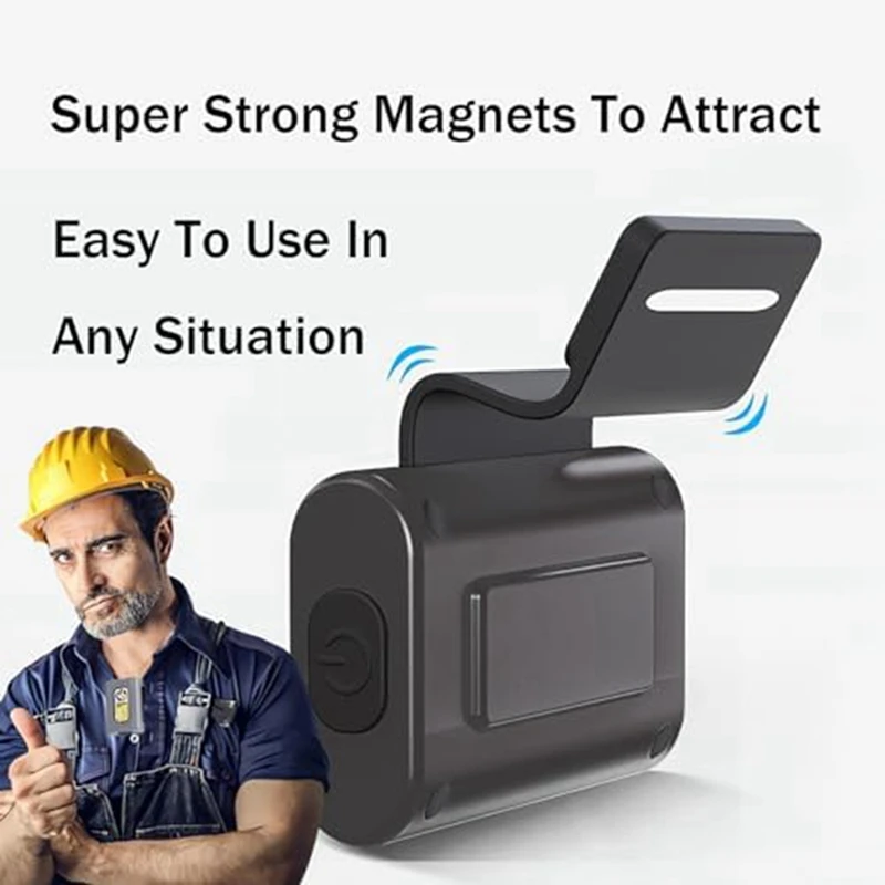 Набор из 2 ходовых огней для бега, прочных фонарей для бега, сильной магнитной светодиодной лампы с зажимом, нагрудный фонарь 1200 люмен, прочный для кемпинга