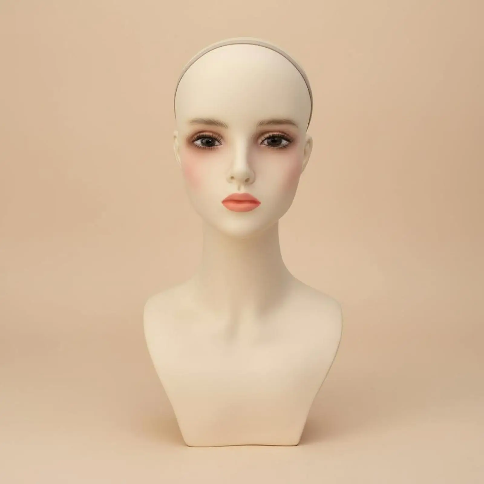 Cosplay Hairpiece Head Sturdy Hairpiece Display Head Unbreakable for Salon