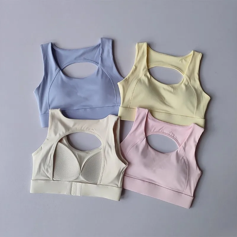 Women's Sexy Push-Up Sport Bra Top Breathable Fitness Hollow out Back Vest Beautiful Back Design Slim Elastic Fitness Underwear
