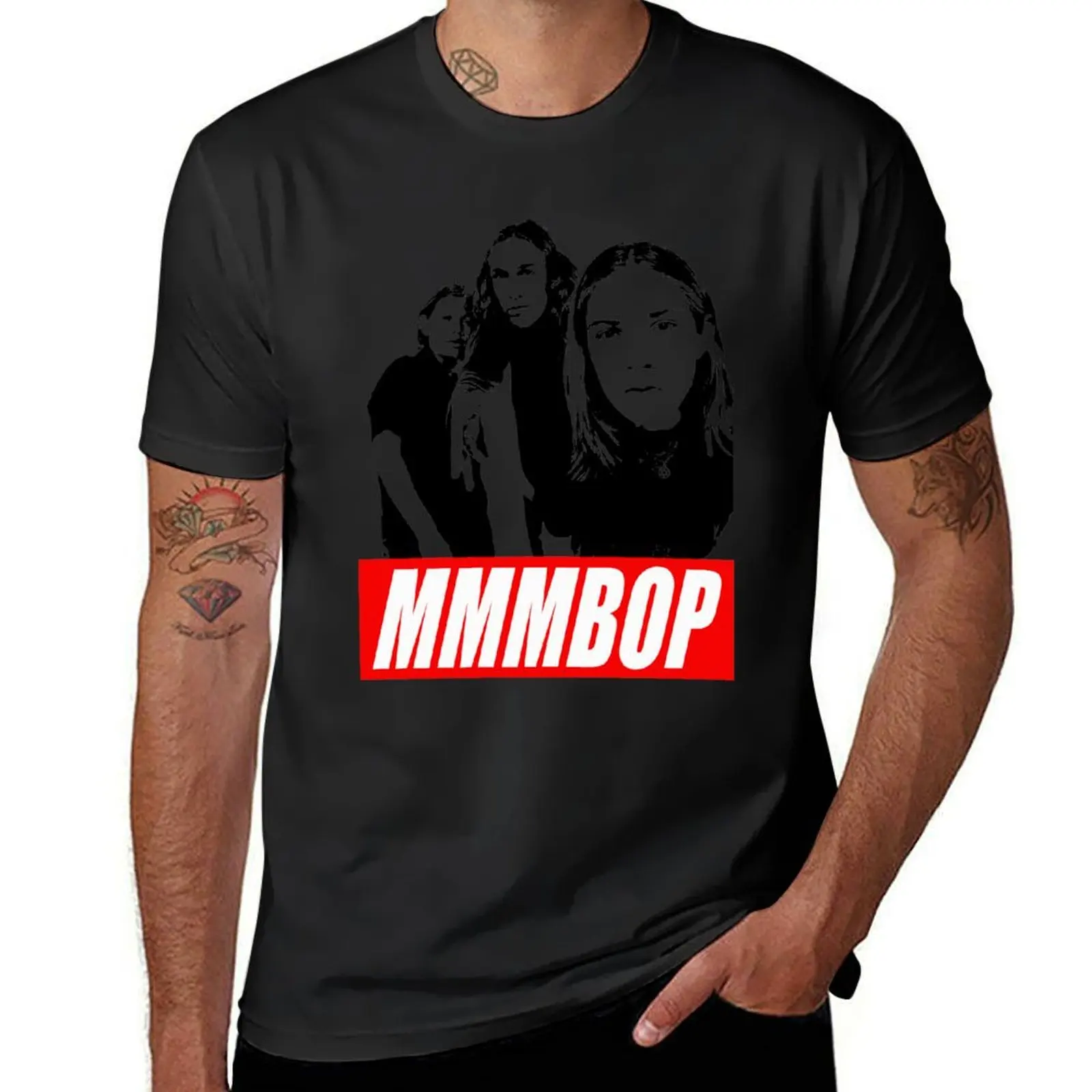 MMMBOP! Быстросохнущая Футболка с принтом животных для мальчиков, заготовки, облегающие футболки для мужчин