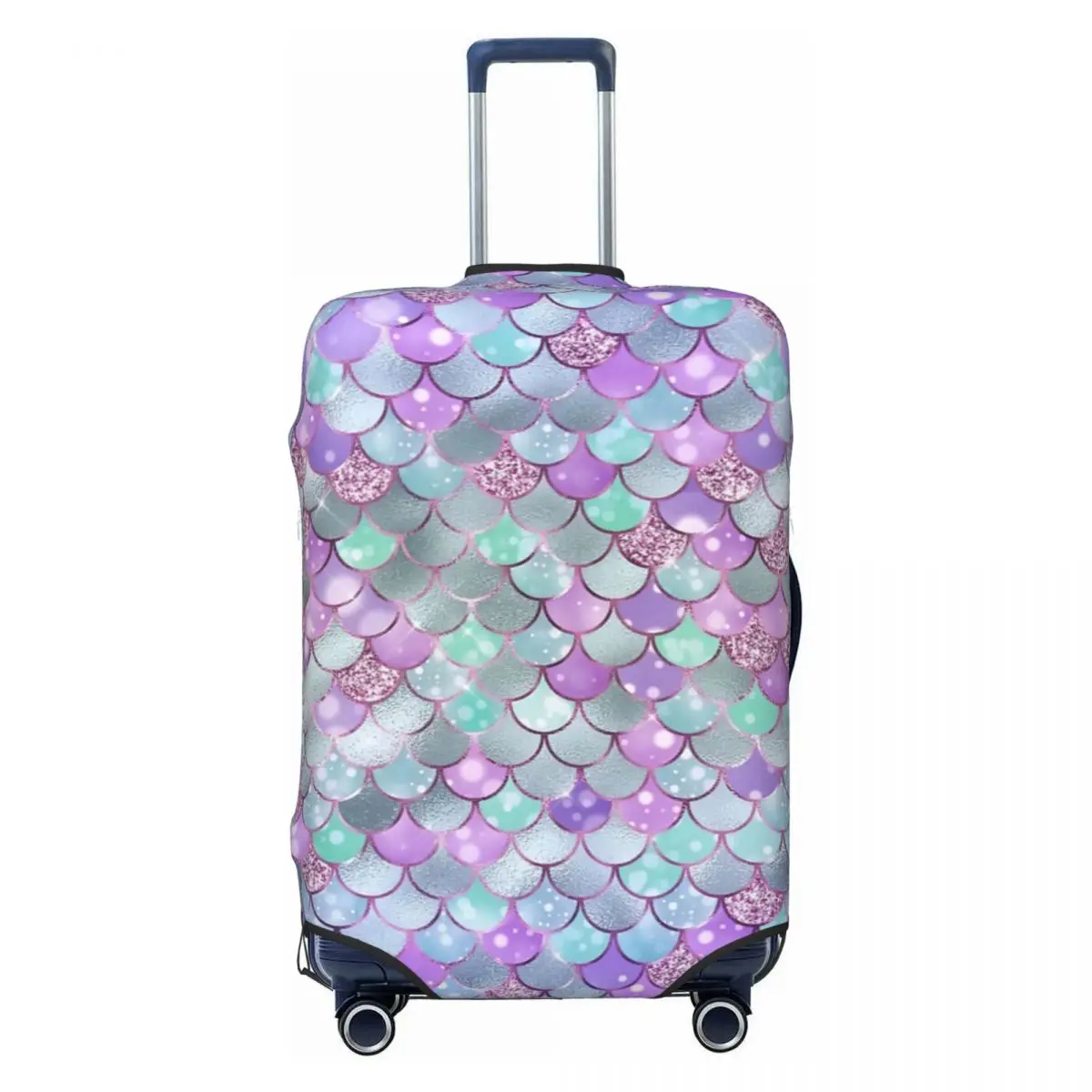 Mermaid Bokeh Pattern Print Luggage Protective Dust Covers Elastic Waterproof 18-32inch Suitcase Cover Travel Accessories