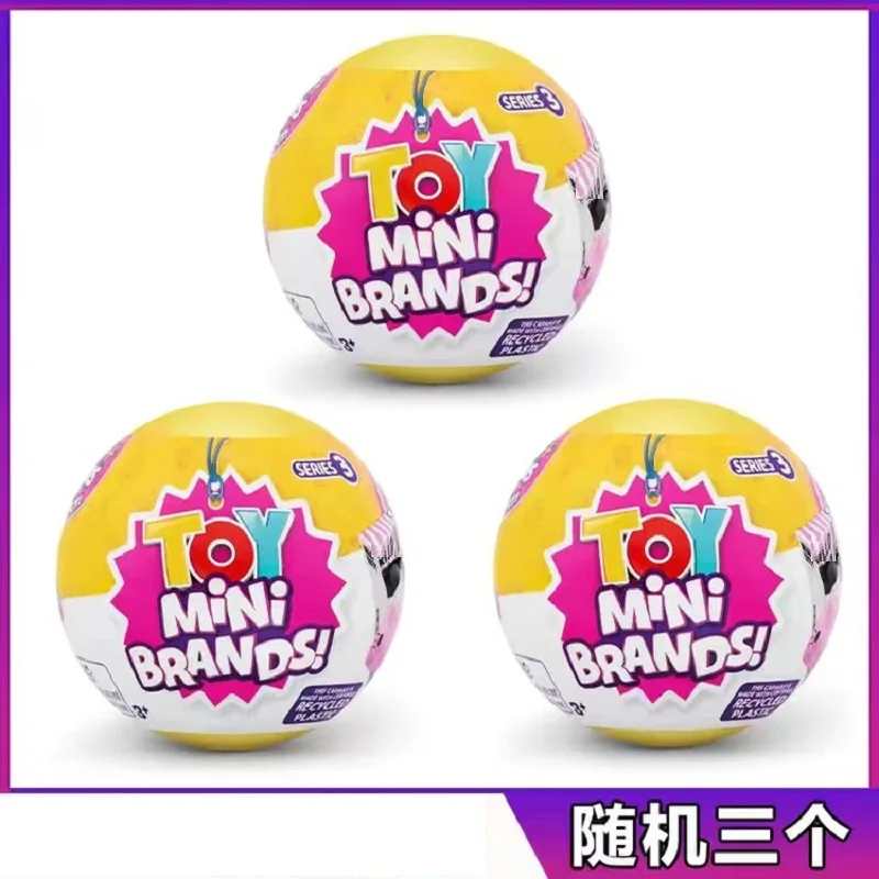 1 Ball 5 Petal Different 5 Surprise Mini Brands  Miniature Brands Collectible Toy Ball Bundle Anime Figure Toys Surprise Kids