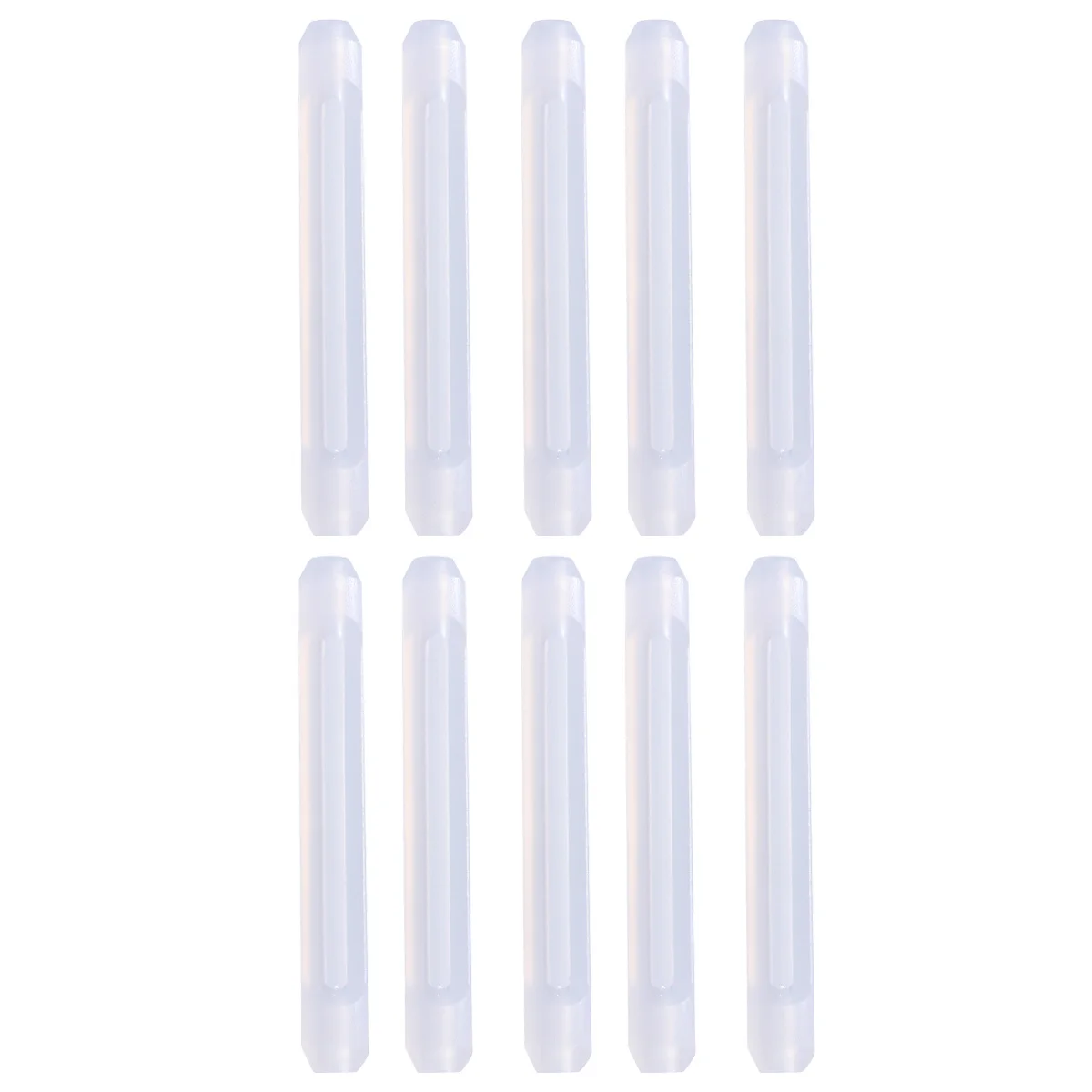 Crochets d'oreille antidérapants en Silicone, longueur 55Mm, 7Mm Od 2.8Mm, ouverture pour lunettes de soleil, sport, course en plein air, escalade