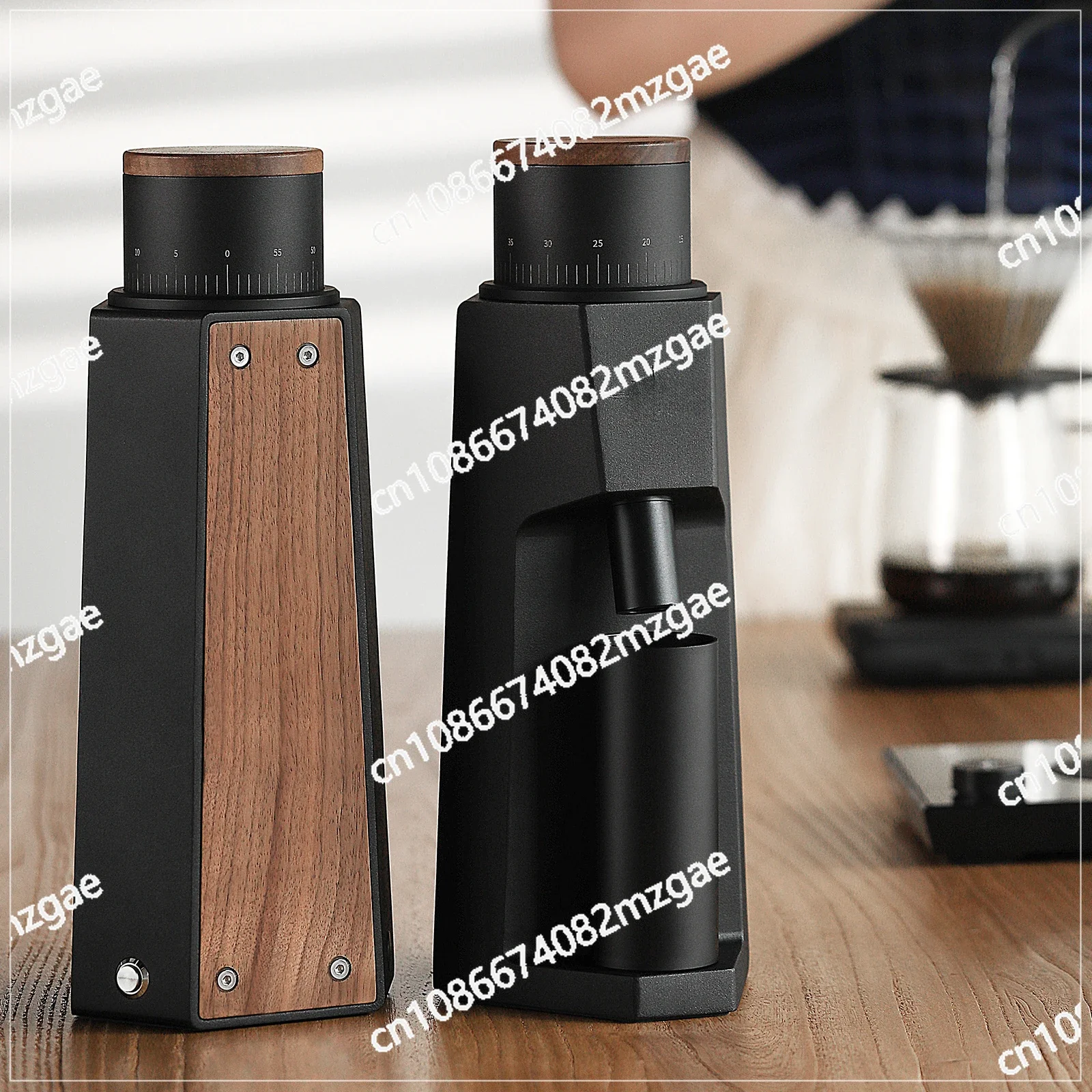 

Hot Sale Professional Electric coffee grinder Burr Grinders Stainless Steel Adjustable coffee Sniper Electric Bean Grinder