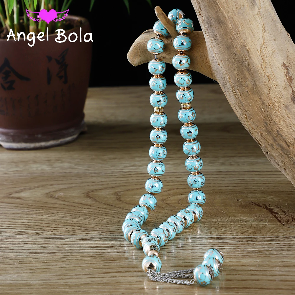 The Popular 12mm Nostalgic Rosary Bracelet Is Available In A Variety of Colors, Suitable for Islamic Muslim Worship Occasions