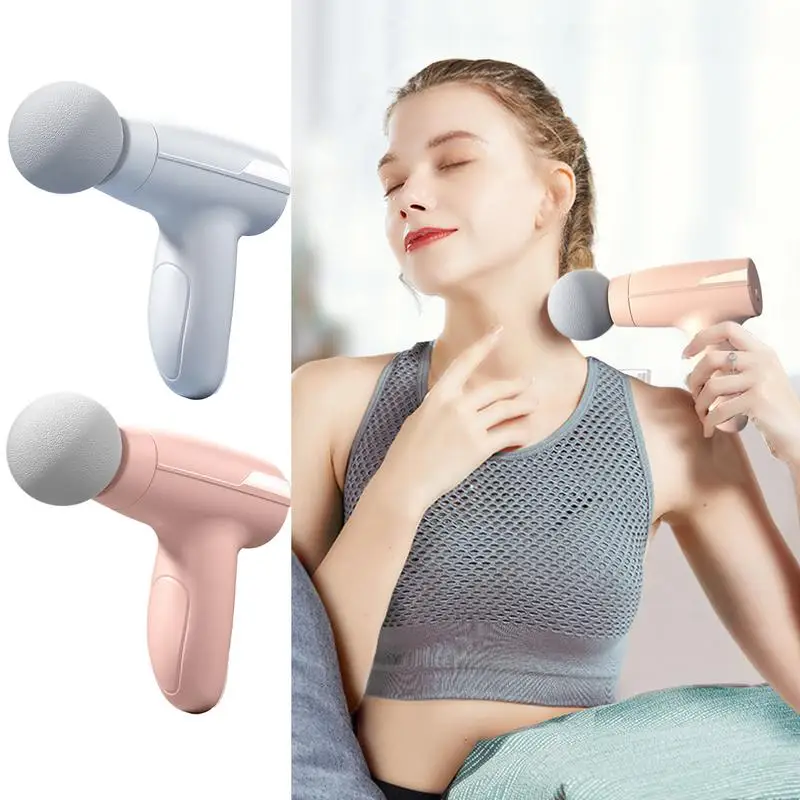 Deep Tissue Massager Small Vibrating Body Massagers For Muscles Handheld Massager Device 3 Levels Travel Massage Machine Quiet