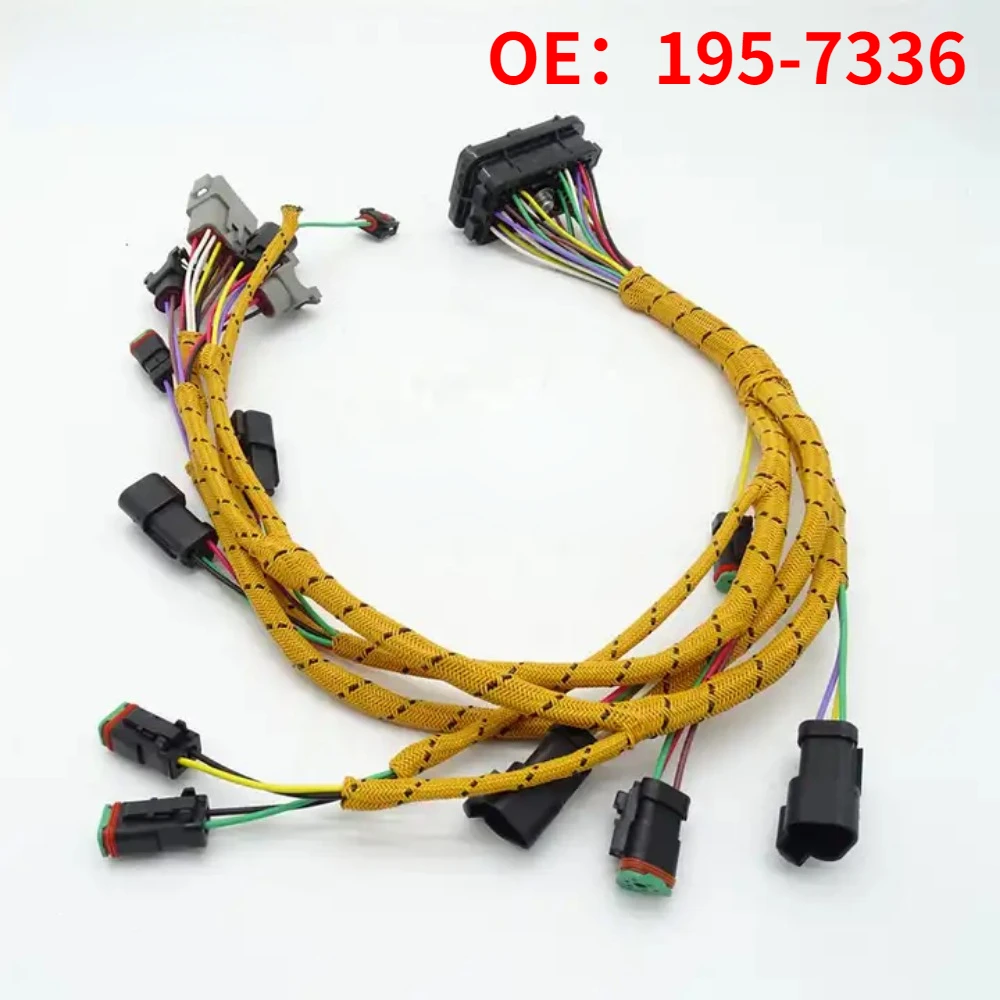 3126B Excavator Wire E322C E325C For Caterpillar Engine Wiring Harness 195-7336 1957336