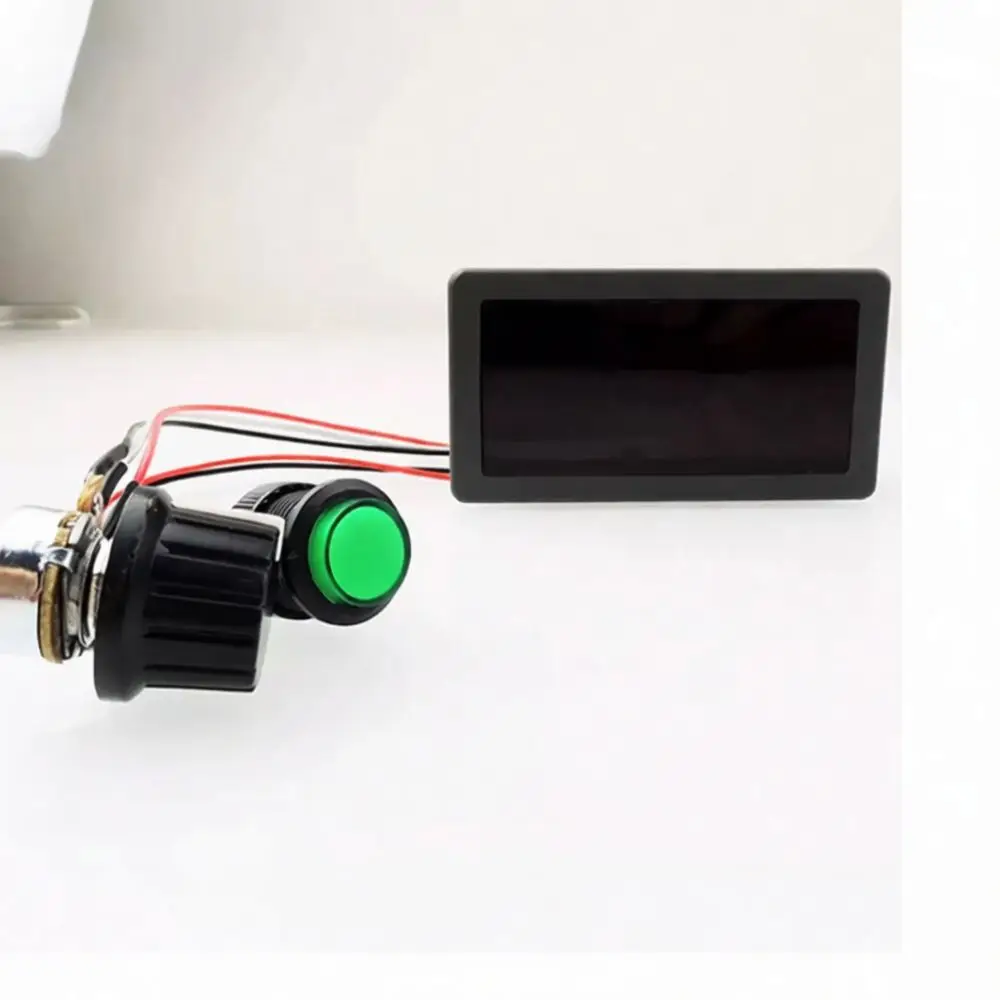 Digital Display PWM DC Motor Controller CCM5D Stepless Speed Regulator Module 6V 12V 24V Adjustable Switch With Housing