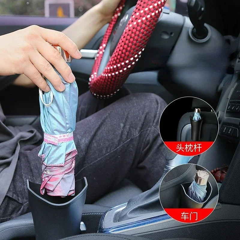 Picture 5: Umbrella Stand Car Umbrella Storage Box Multi-functional Space Saving Car Sun Umbrella Stand Amagi