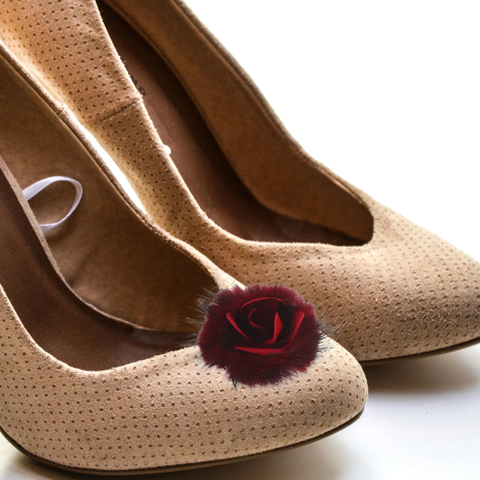 

1Pair High Heel Shoe Clips Detachable Fox Decorations Luxurious 3D Design Easy Install Wedding Bridal Accessories