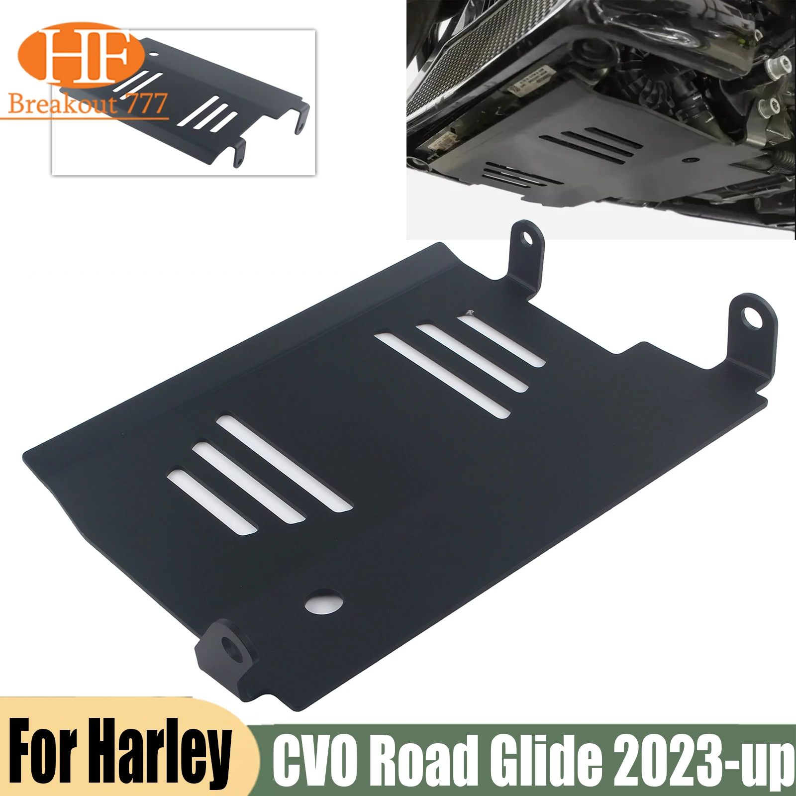 For Harley CVO Road Glide 2023-up lower engine skid plate Skid Plate Lower Engine Chassis Protector