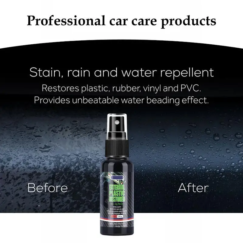 Trim Restorer For Cars Interior Restorer Coating Agent Revitalizing Agent Automotive Restoring Liquid Car Detailing Cleaning