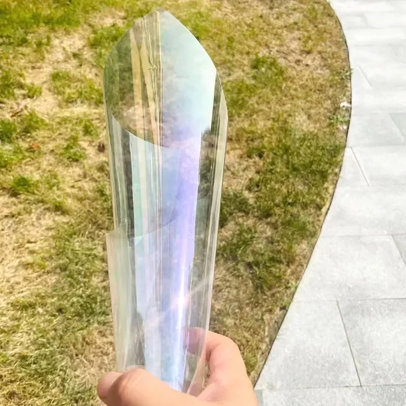 고품질 CR90 Vlt 85% 블루 컬러 자동차 창문 필름 롤 1.52*30m 카멜레온 윈도우 틴트 필름