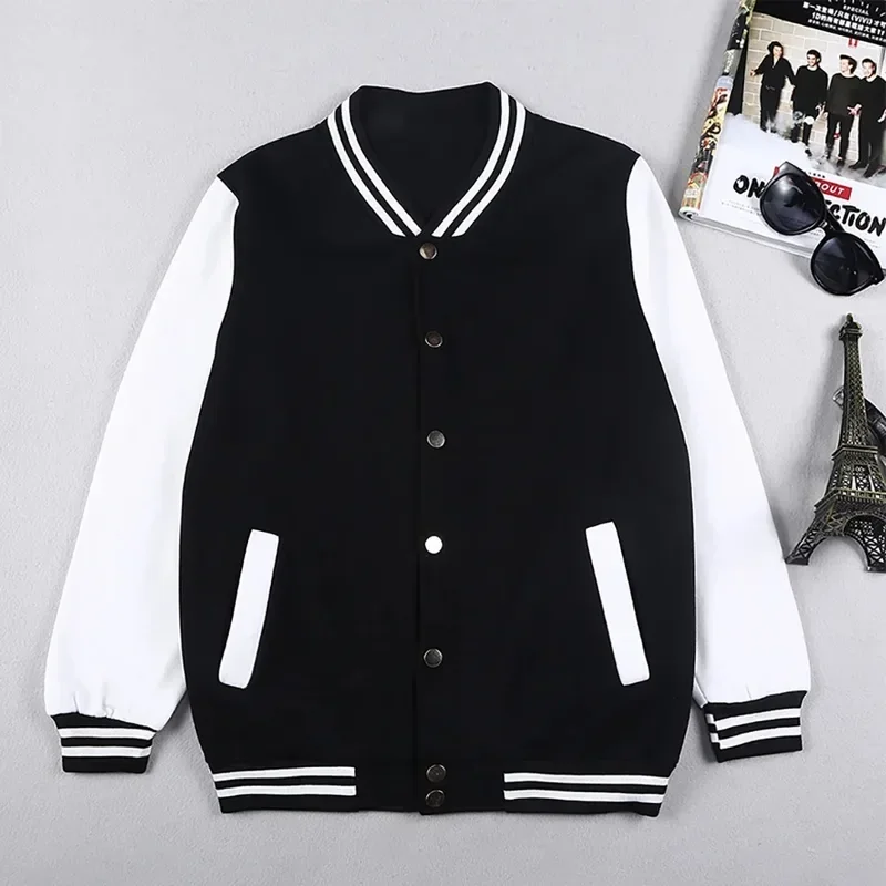 Japan Samurai Spirit Baseball Uniform Men Japanese Style Back Print Loose Oversized Jacket Warm Bushido Male Gifts Clothing