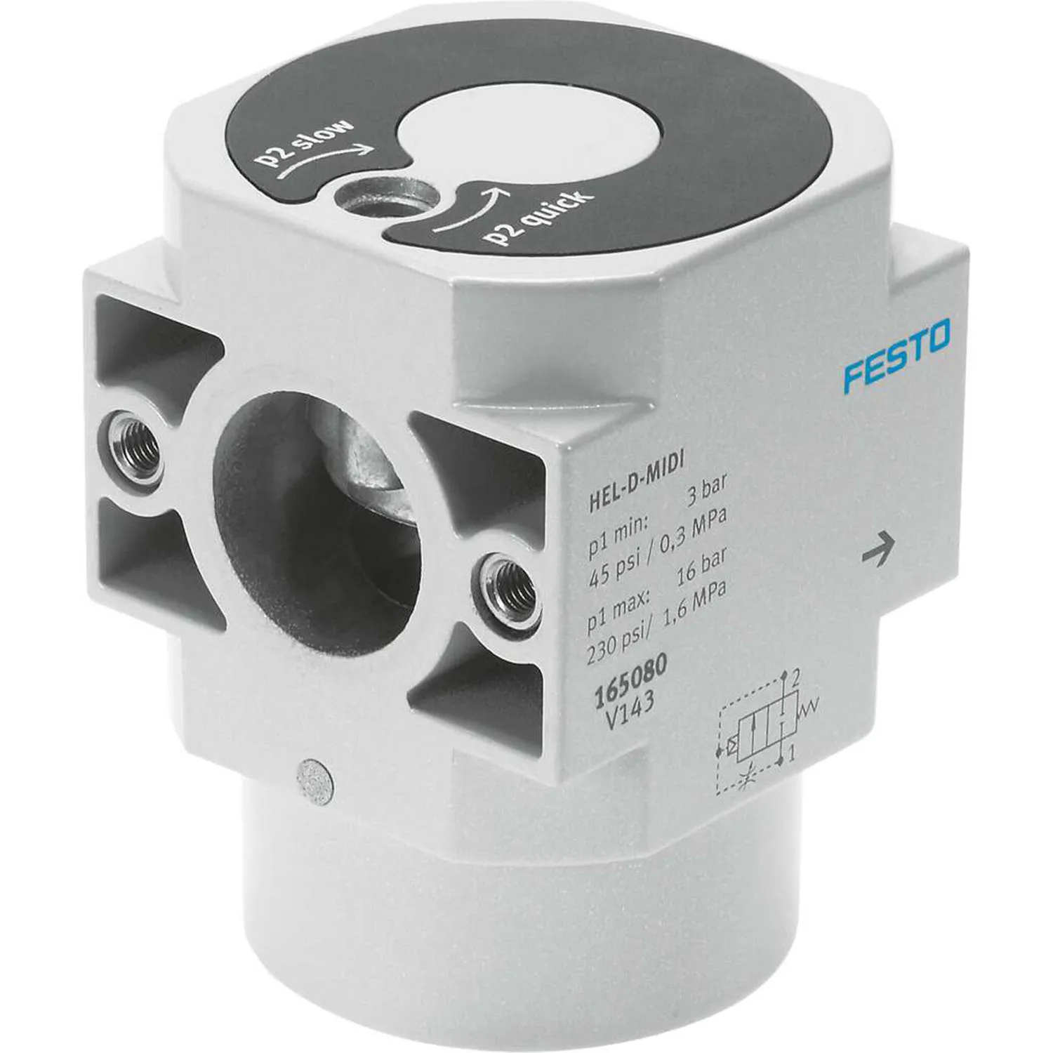 

FESTO HEL-D-MIDI 170691 On/off Valve New.