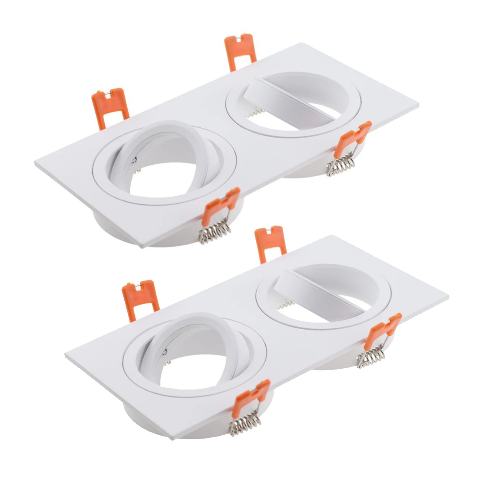 Recessed Square LED Bulb Socket Base GU10 MR16 Fitting Fixture Frame Spot Light Bracket  for Home Illumination