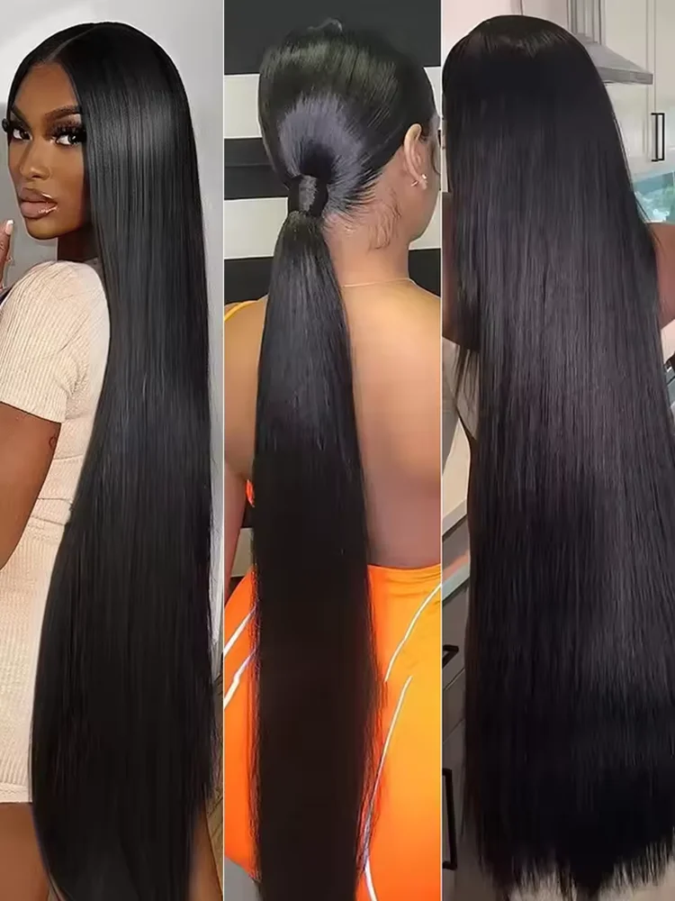 30 40 Inch Bone Straight 100% Bundles Deal Brazilian Virgin Human Hair 3 4 Bundles Raw Hair Extensions Natural Color Remy image 6