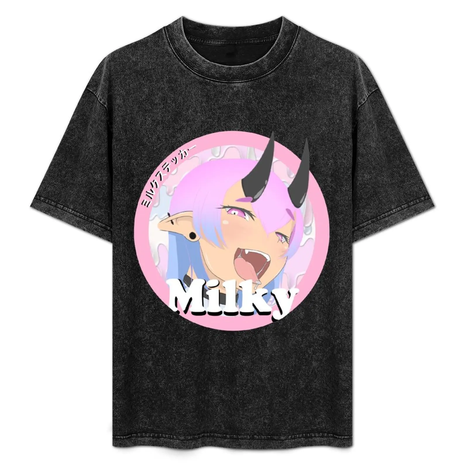 

Футболка Milky Succubus, летняя модная повседневная футболка