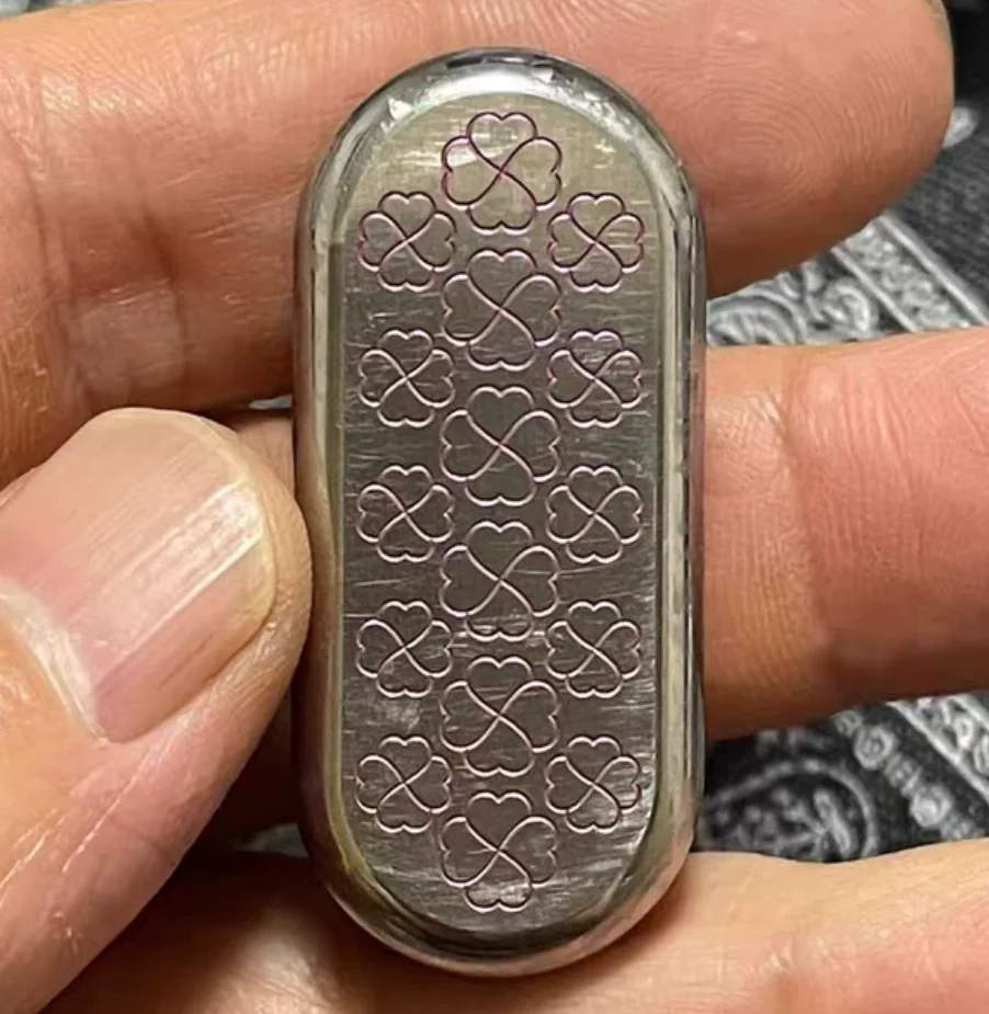 Used EDC DZ topb Ice Crystal Titanium Valentine's Day Stress Relief Toy Pocket Toy Fidget Slider Decompression Toy For Adult