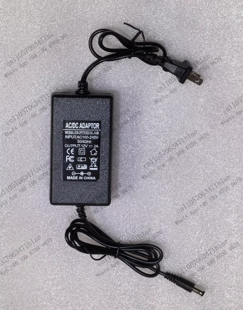 Brand new industrial camera cable set, 12V2A adapter + 3m 6-core power IO cable + 3m Gigabit Ethernet cable