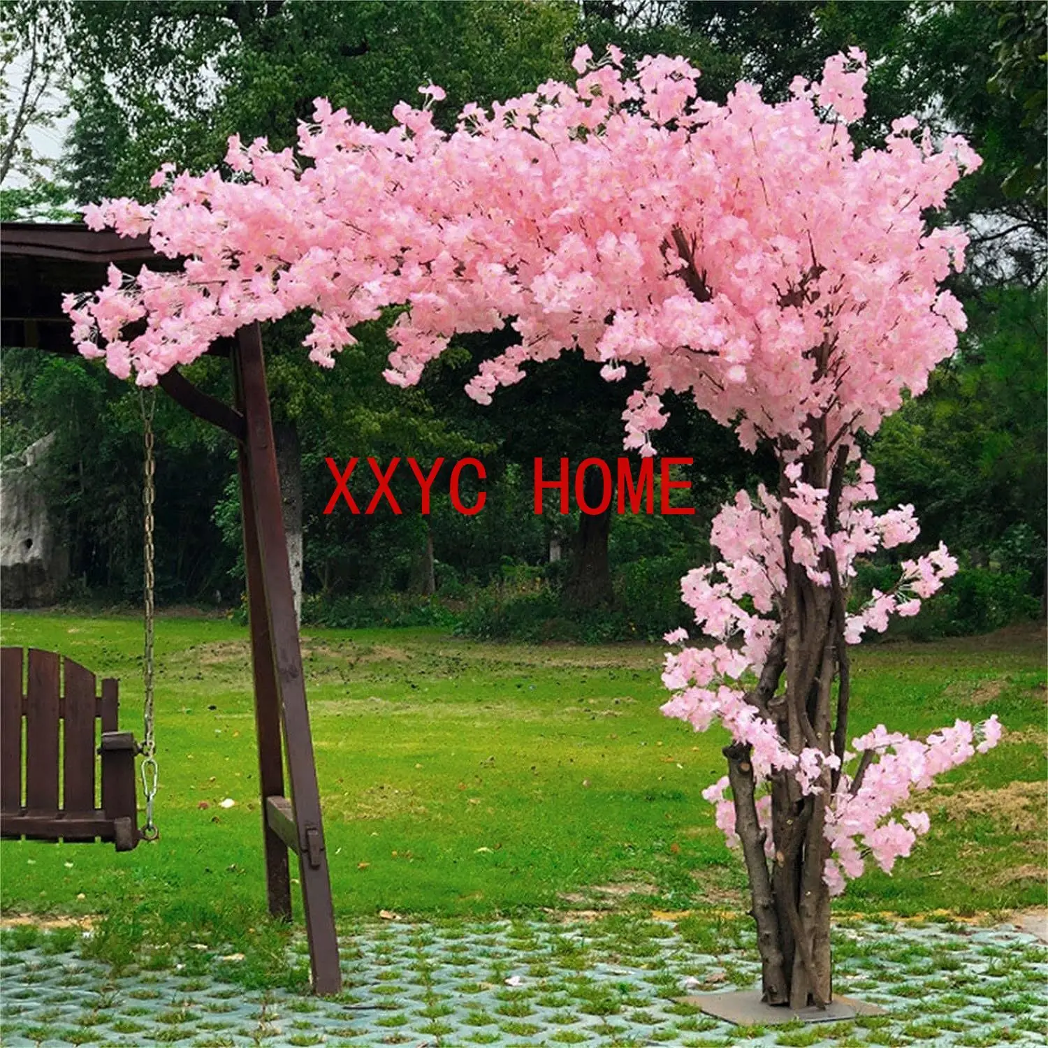 

Blossom Sakura Tree Handmade Simulation Cherry Tree Silk Decor Outdoor Wedding