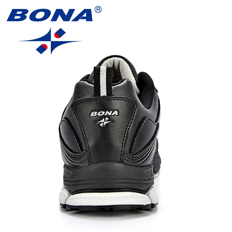 BONA New Most Popular Style Men Running Shoes Outdoor Walking Sneakers Comfortable Athletic Shoes Men  For Sport Free Shipping