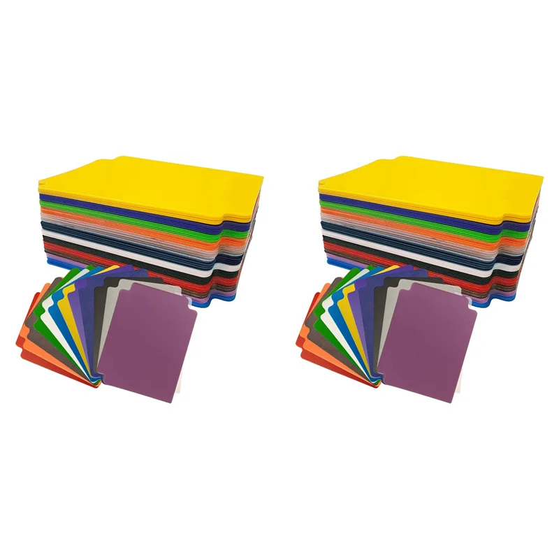 

Разделители для карточек времен Второй мировой войны, 120 шт. многоцветные разделители страниц для карточек, матовые разделители карт, для карточек офисных игр