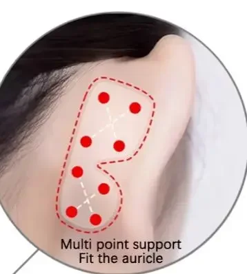 Elf Ear Support Stickers Invisible Ear Corrector Earlobe Support Patches Elf Ear Makeup V-Face Stickers Easy Use