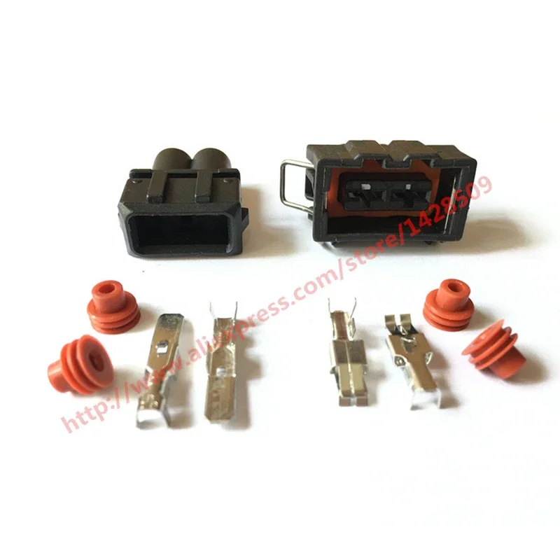 1 Pcs 2 Pin Female Male Kit Sound Horn Connector Wire Harness Auto Connector 357972772 357972782