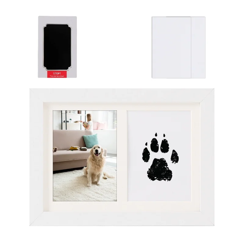 Katze Hund Pfotenabdruck Tintenset Pad Baby Fußabdrücke Neugeborene Dusche Handabdruck Einfach Diy Clean Touch Tintenlos Sicher Ungiftig Haustier Souvenir – Detail 19
