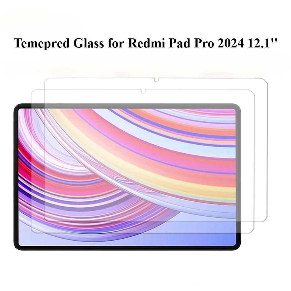 1/2/3PCS Temepred Glass for Xiaomi Redmi Pad Pro 2024 12.1'' Protective Tablet Glass on Redmi Pad Pro 12.1 Screen Protector