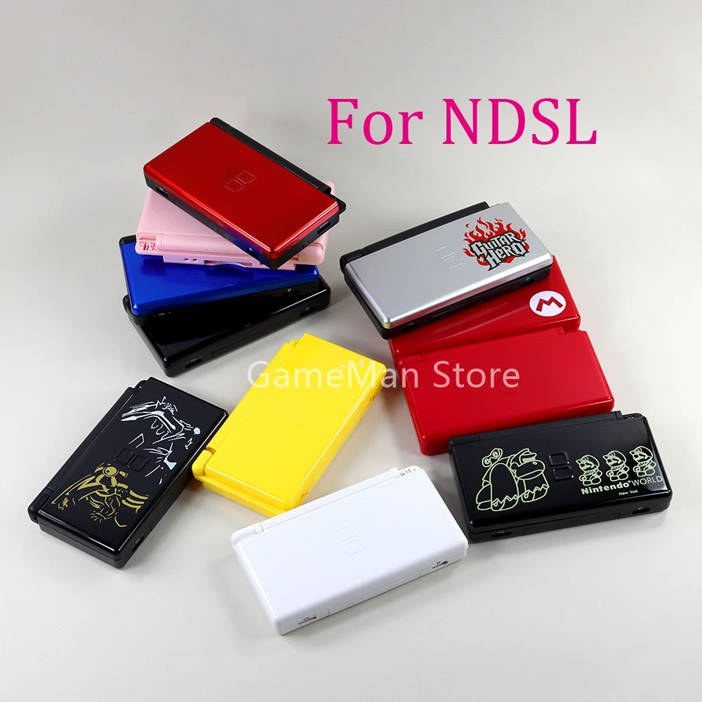 

8sets For NDSL Plactic Housing Shell Case Cover with Button kits For Nintend DS Lite Game Console Replacement Parts