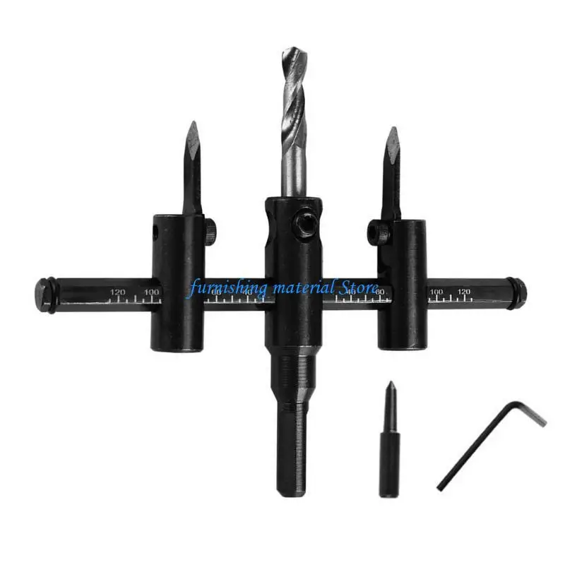 

Y5GD Opener Reamer Drilling Tool Hole Cutter Drill Bit Electric Metal Hand Drill Hole Opener 30-300mm