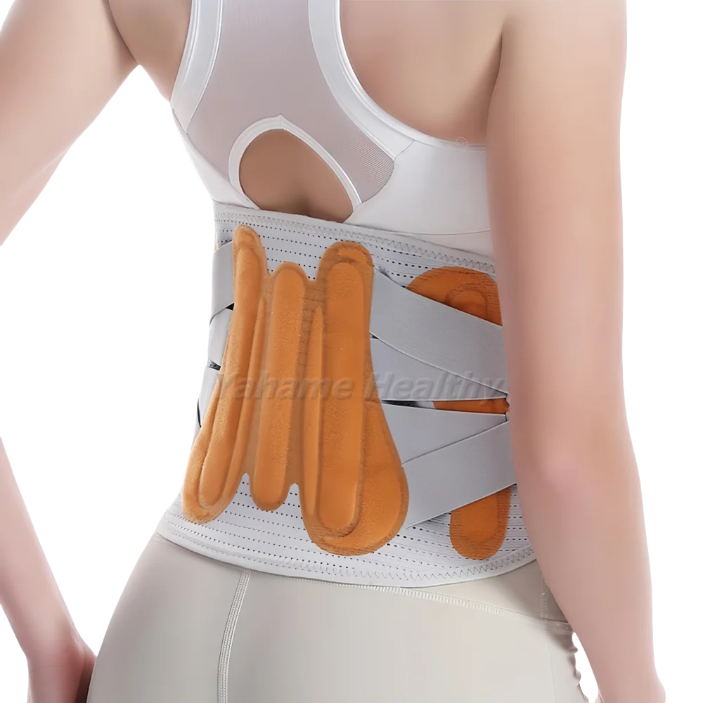 Back Brace for Lower Back Pain with 3 Pads, Lumbar Back Belt for Pain Relief Sciatica Hernated Disc Scoliosis Waist Support