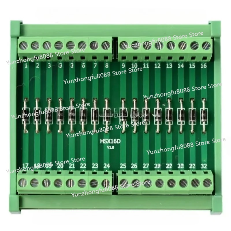 

16 Channel Diode Board / Matrix Board / Freewheeling Board / Rectifier / Protection / Independent Diode