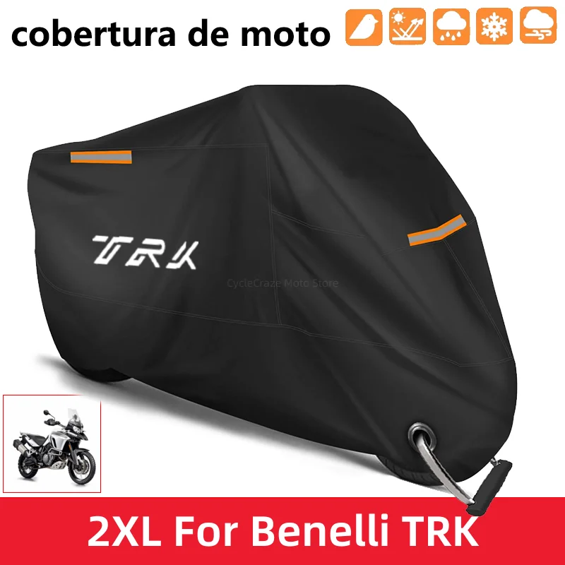 防水バイクカバー防塵カバー屋外スクーター用benelli-trk502xtrk502-xleoncino-500bj500