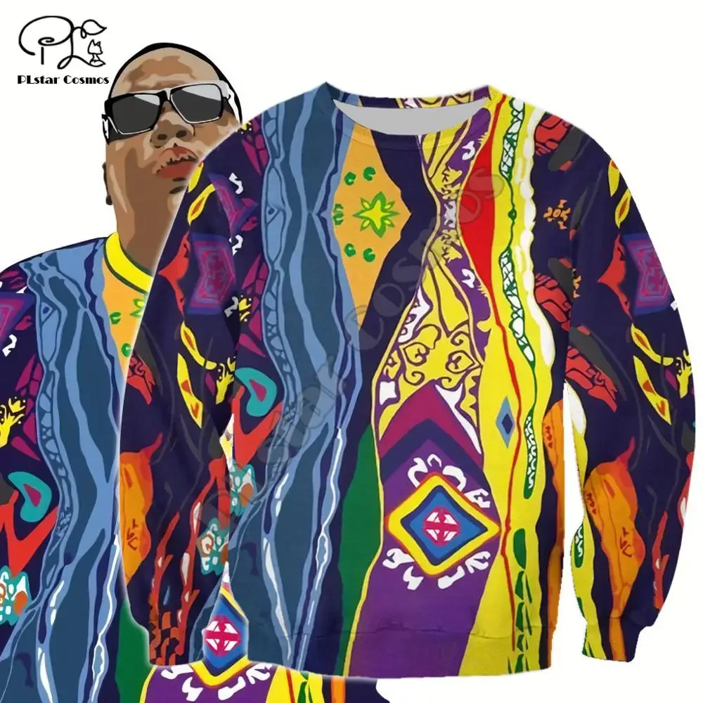 Men Unisex harajuku The Notorious B.I.G. print 3d hoodie rapper Biggie Smalls Sweatshirt zipper women native Pullover streetwear