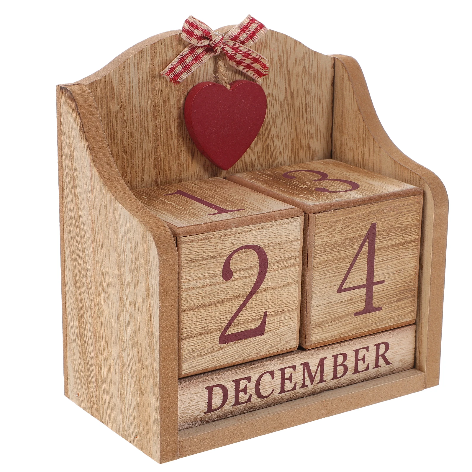 

Wooden Perpetual Calendar Desk Decoration Retro Office Supplies Proper Size Cubes Blocks Year After Year Gift Long Use Practical