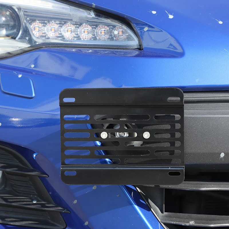 

Car License Plate Frame Holder Front Bumper Registrstion Plate Holder Replacement For Subaru WRX STI 2015-up Scion FR-S 2013-up