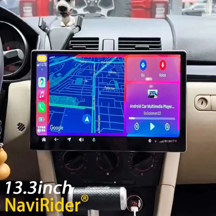 

13.3inch Android 14 Screen For Mazda 3 2007 2008 2009 Stereo Car Radio Multimedia Player GPS Navigation Audio Carplay Head Unit