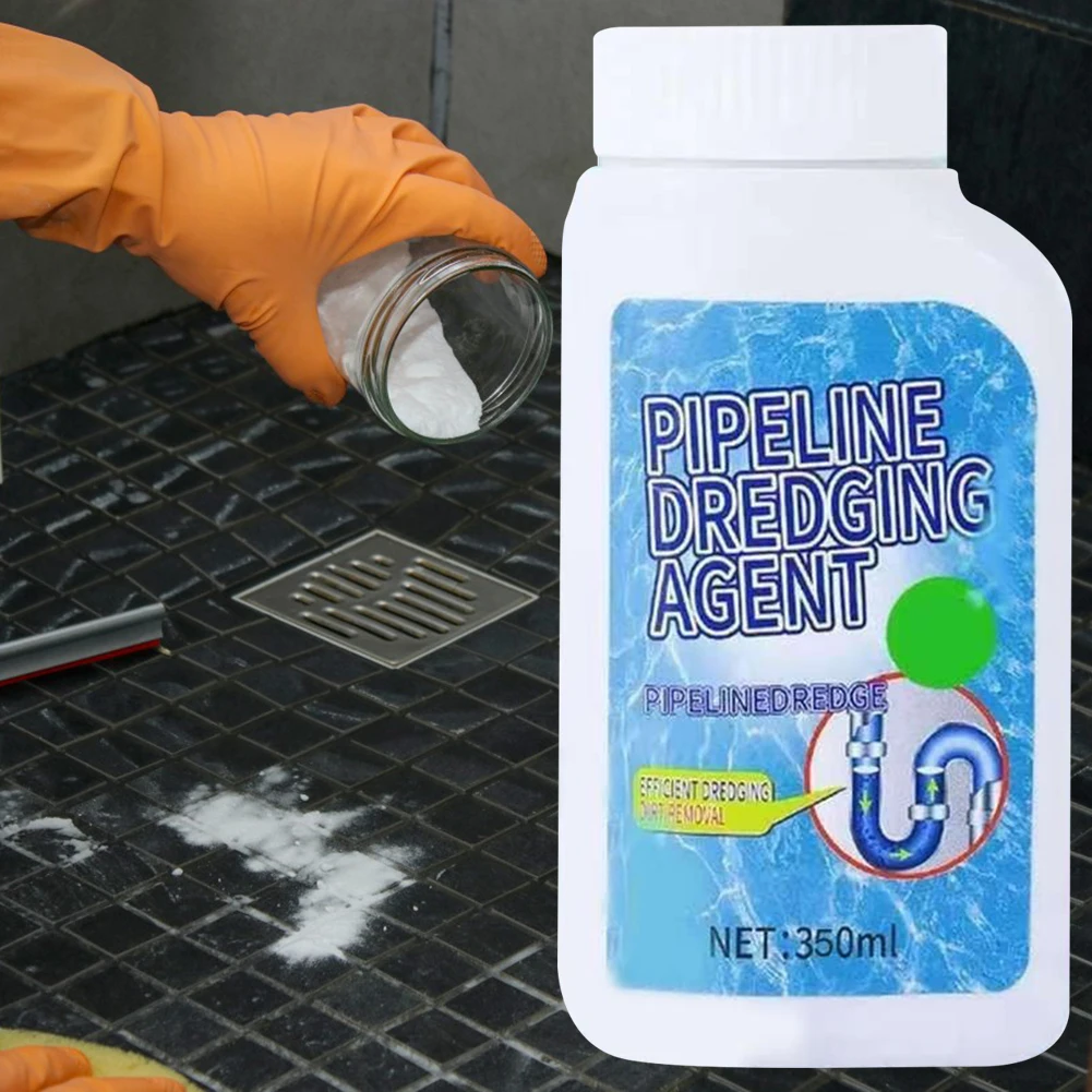 350ml Pipeline Dredging Agents Toilet Pipe Sewer Closestool Clog Remover Agents Deodorant Powerful Sink Drain Cleaner