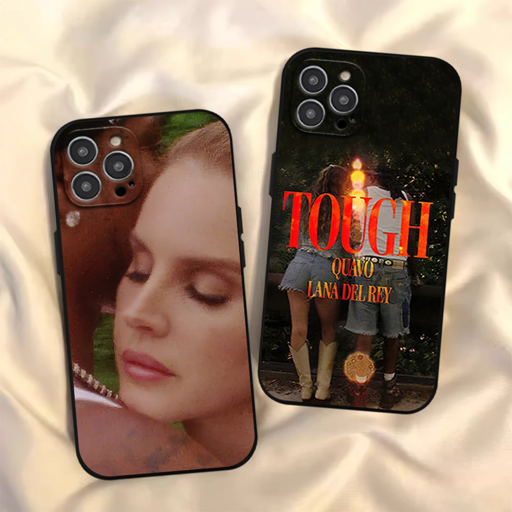 L-Lana Del R-Rey Tough-Single Q-Quavo Phone Case for iPhone 12 11 13 14 15 16 Max Pro Plus Black Soft Silicone Cover