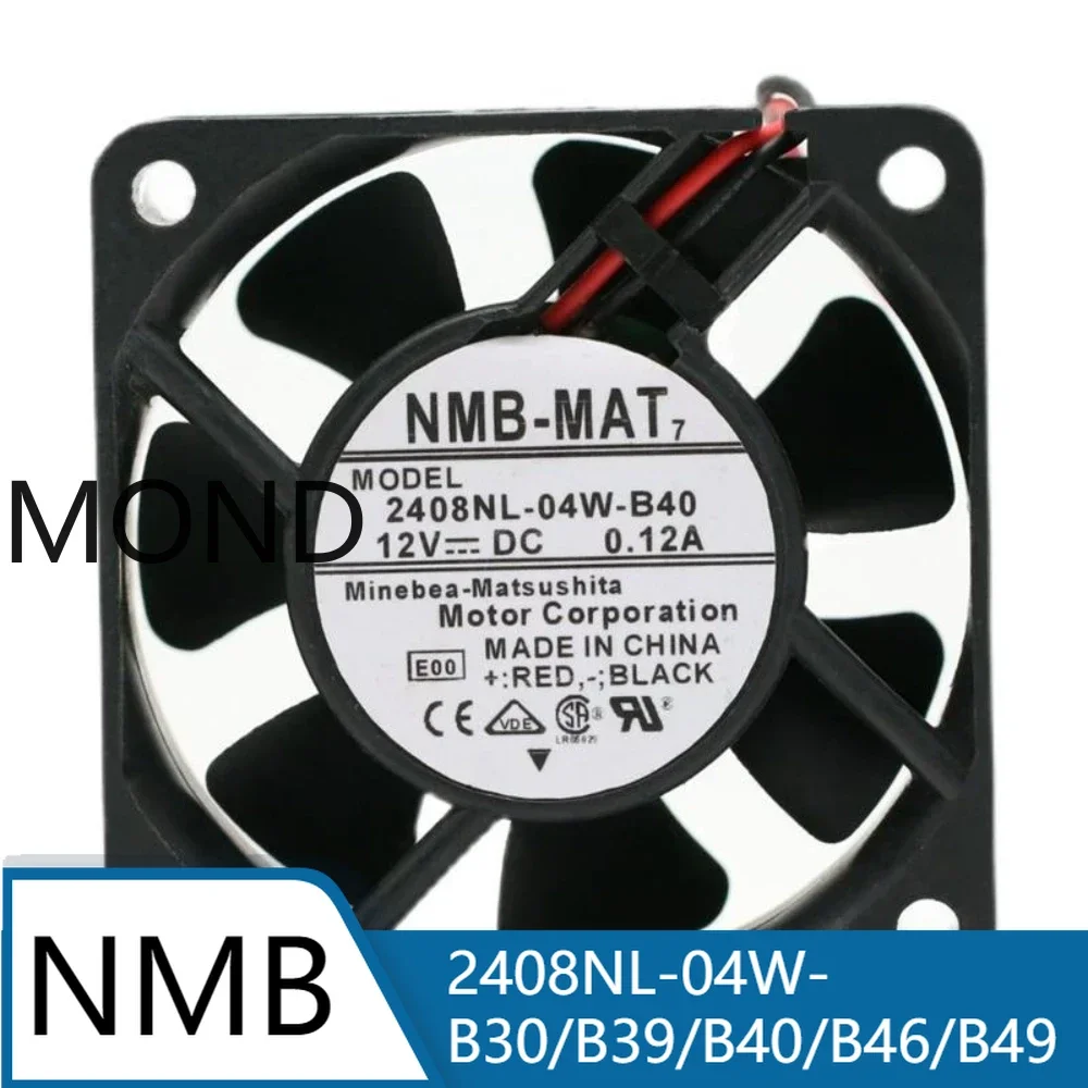 

2408NL-04W-B30 2408NL-04W-B39 2408NL-04W-B40 2408NL-04W-B46 2408NL-04W-B49 Server Fan for NMB CPU Inverter Cooling Fan 6020 6CM