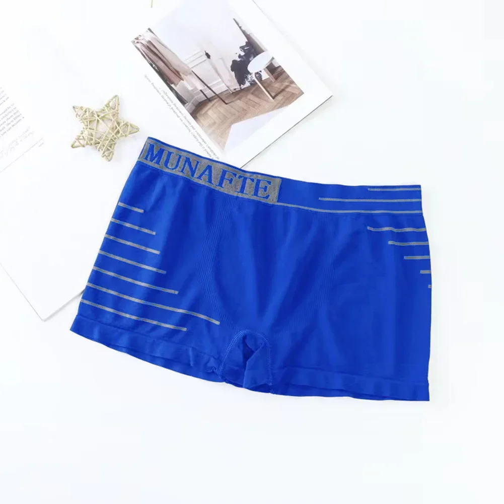 Boxer Mens Middle Waist No Pouch Boxers Shorts Underwear Home Sleep Bottoms Trunks Underpants Casual Daily