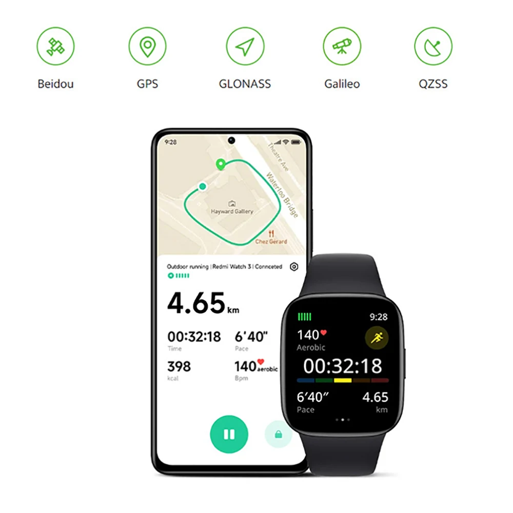 Xiaomi Redmi Watch 3 smartwatch, 1.75 \