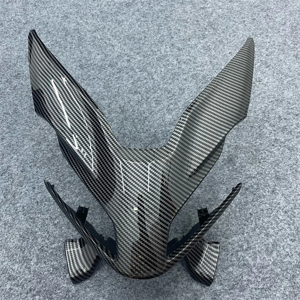The ABS motorcycle fairing is suitable for the main body of the TMAX560 hood head shell with carbon fiber paint in 2022 2023