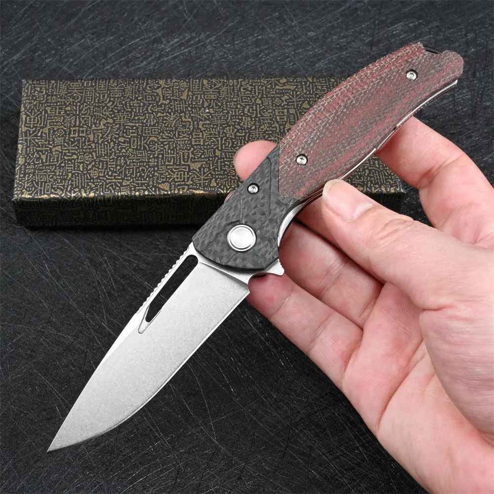 

Trskt F3 M398 Blade Hunting Folding Knife Flipper Camping Kitchen Tool Survival Rescue Knives Outdoor Edc Tools Dropshipping