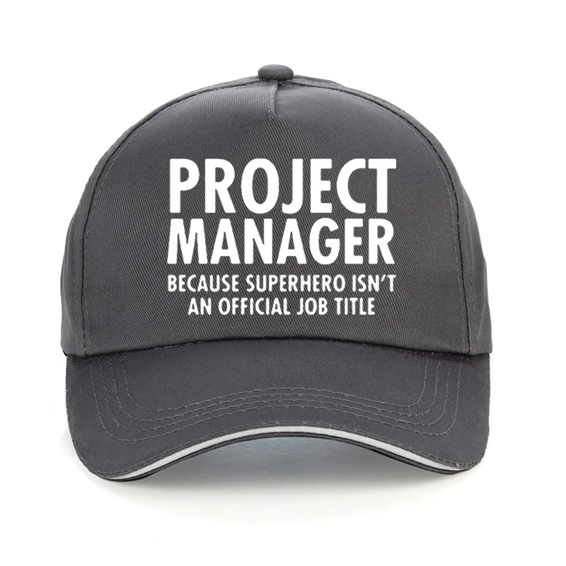 Projekt manager Geburtstag lustige Unisex-Druck Grafik Mode Baseball mütze neue 100% Baumwolle Männer Golf Hut verstellbare Hysterese nhüte