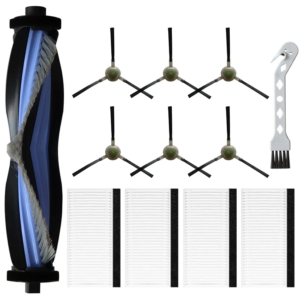 

1 * Основная щетка + 4 * Фильтры + 6 * Боковые щетки + 1 * Щетка для чистки для LEFANT Для робота-пылесоса M3 Детали бытовой техники
