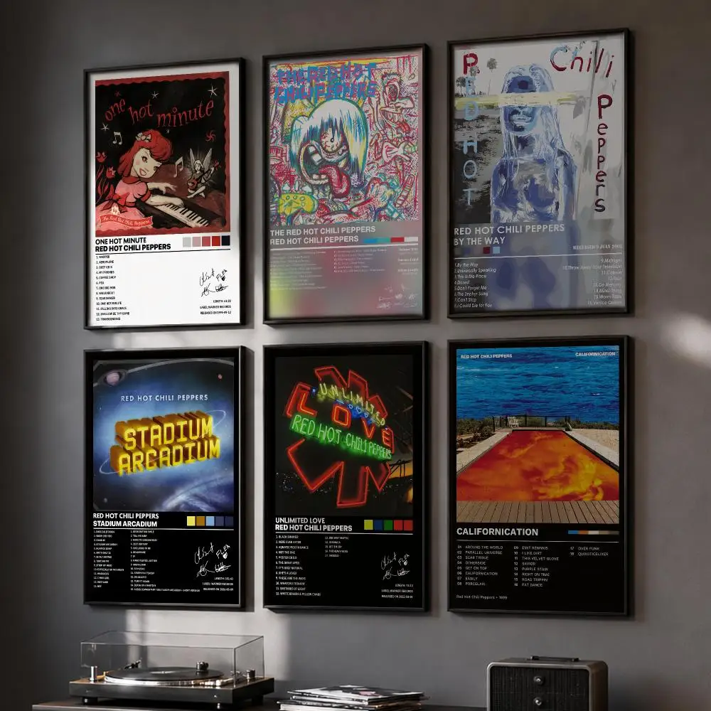 Rock Band C-Chili Peppers Poster HD Home Wall Stickers House Hallway Living Room Bedroom Bar Office Decor Art Prints